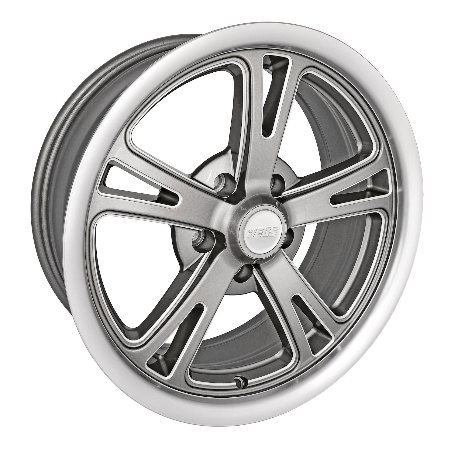 JV-1 Wheel [Size: 17" x 7"] Grey Spokes with Milled Outer Lip