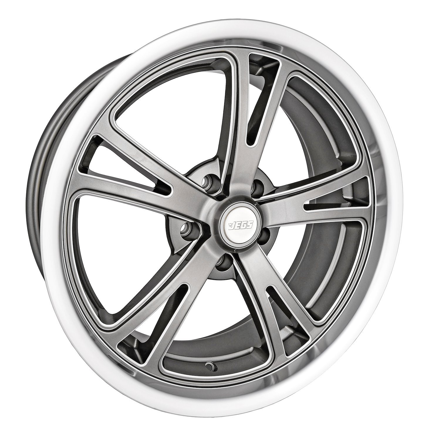 JV-1 Wheel [Size: 20" x 8.50"] Grey Spokes with Milled Outer Lip