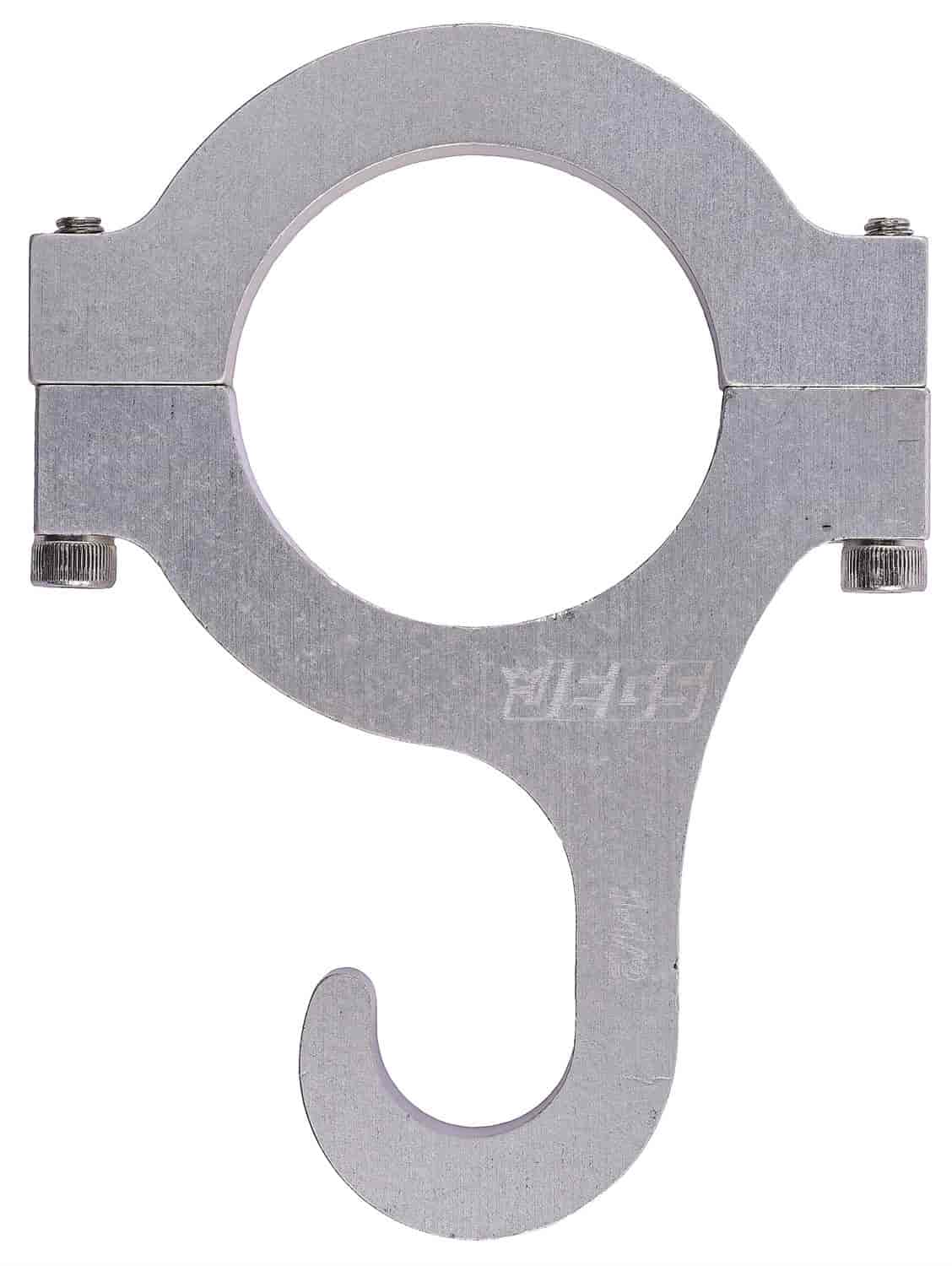 Billet Aluminum Roll Bar Mount Helmet Hook Fits 1-1/2" Diameter Roll Bars