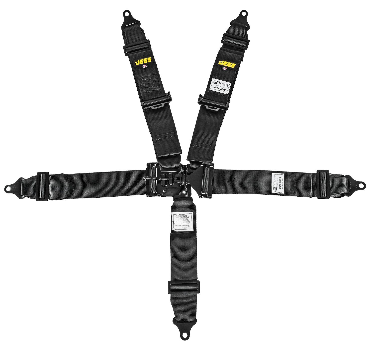 Black Latch & Link Ultra Series Harness 5-Point Design