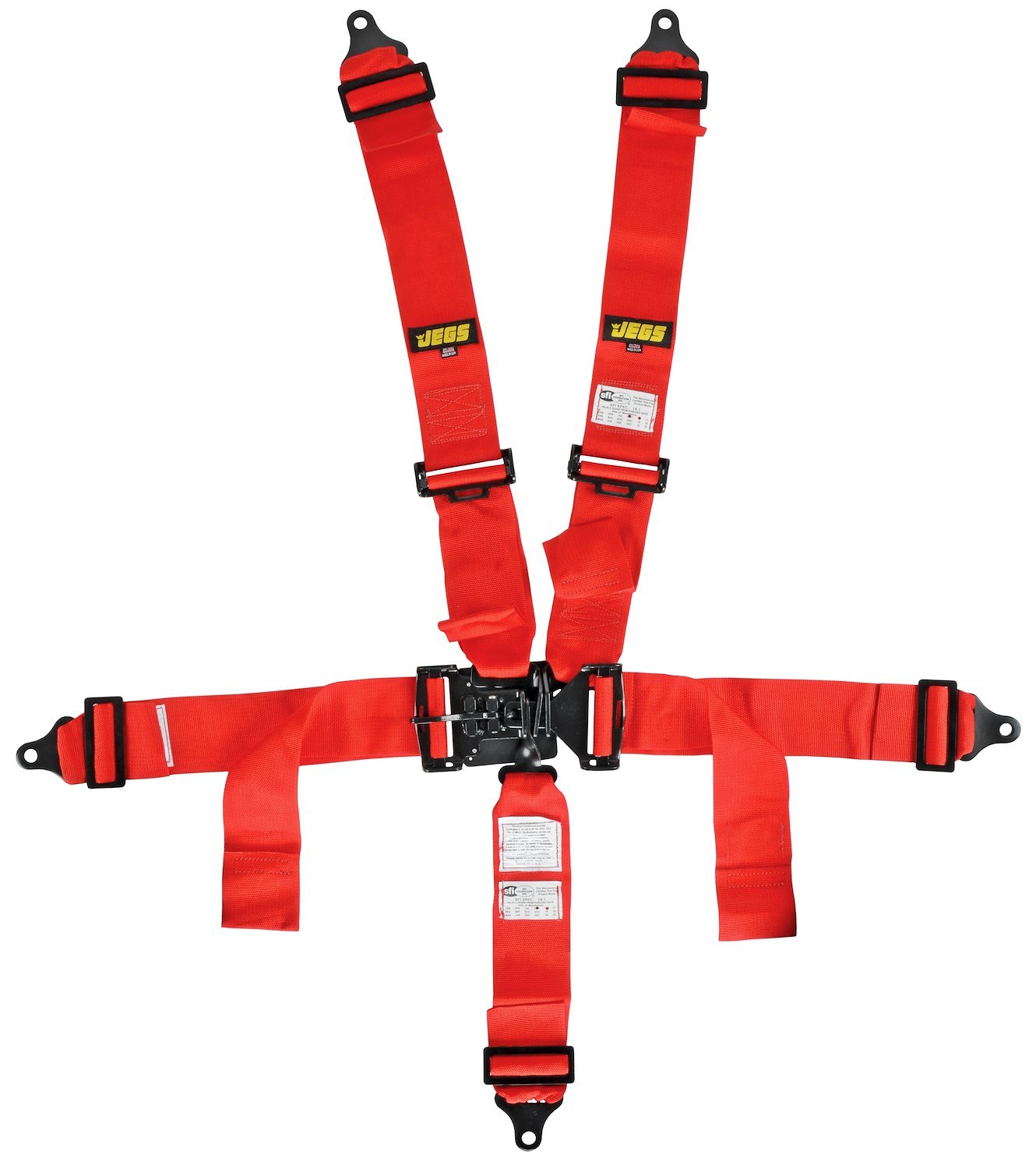 Red Latch & Link Ultra Series Harness 5-Point Design