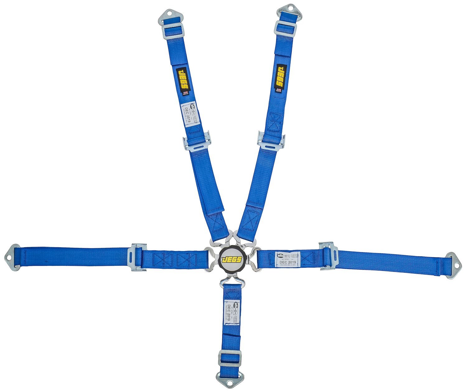 Blue Cam Lock Jr Dragster Ultra Series Harness 5-Point Design