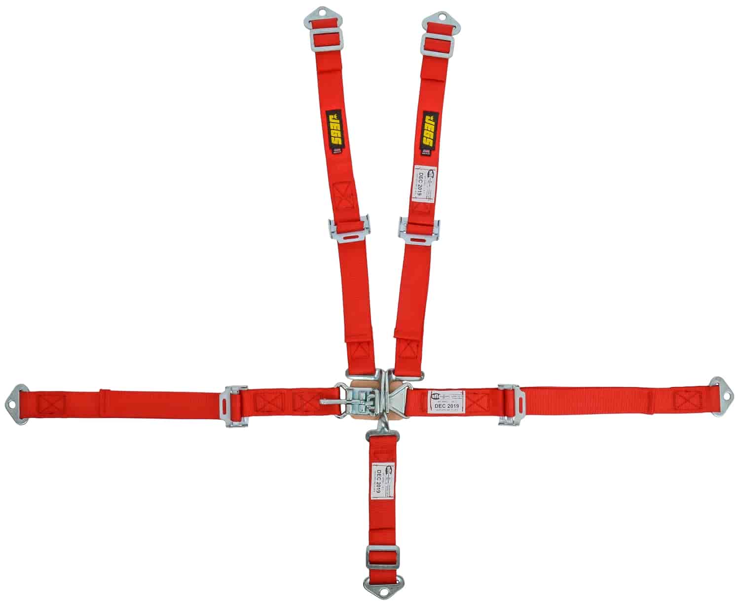 Red Latch & Link Jr Dragster Ultra Series Harness 5-Point Design