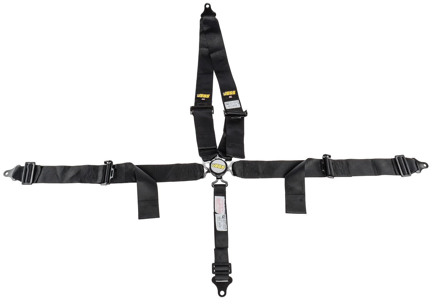Black Cam Lock Ultra Series Harness 5-Point Design Pull Down V-Type