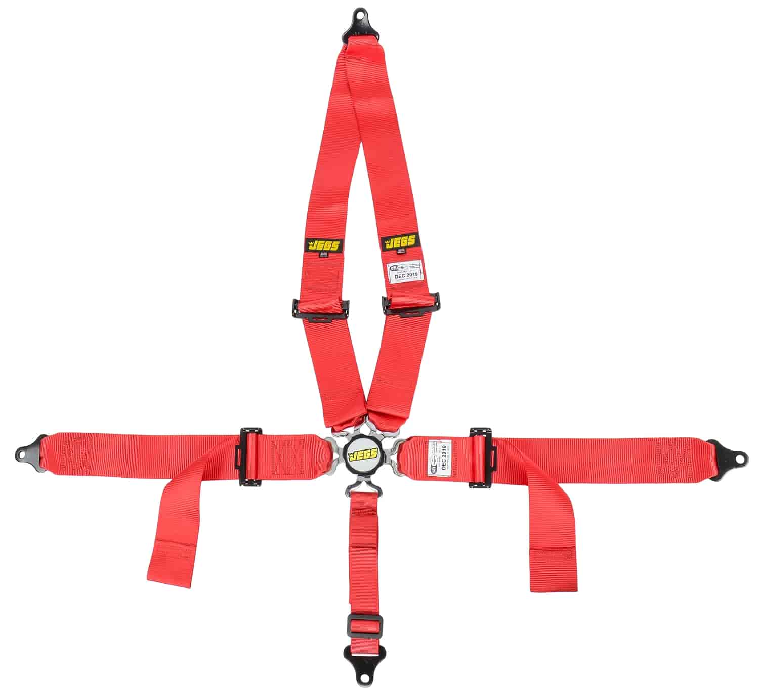 Red Cam Lock Ultra Series Harness 5-Point Design Pull Down V-Type
