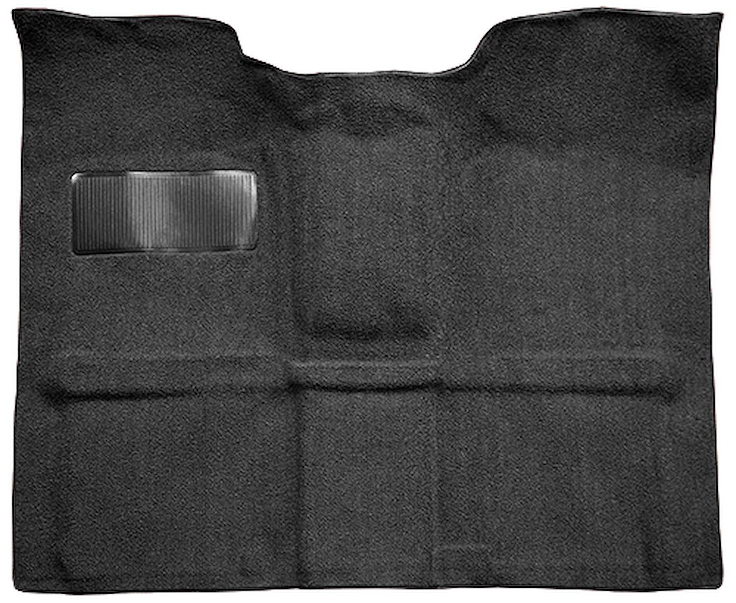 Molded Loop Carpet for 1967-1972 GM C Series Regular Cab Truck w/TH400 [OE-Style Jute Backing, Black]