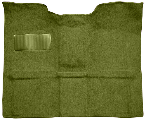 Molded Loop Carpet for 1967-1972 GM C Series Regular Cab Truck w/4-Speed Manual [Mass Backing Moss Green]