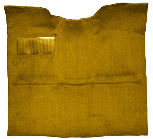 Molded Loop Carpet for 1967-1972 GM C Series Regular Cab Trucks w/o Gas Tank in Cab [OE Jute Backing, Gold]