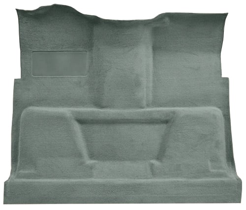 Molded Cut Pile Carpet for 1974 GM C Series Regular Cab Trucks w/TH350 or 3-Speed Manual [OE Jute Backing Dove Gray]