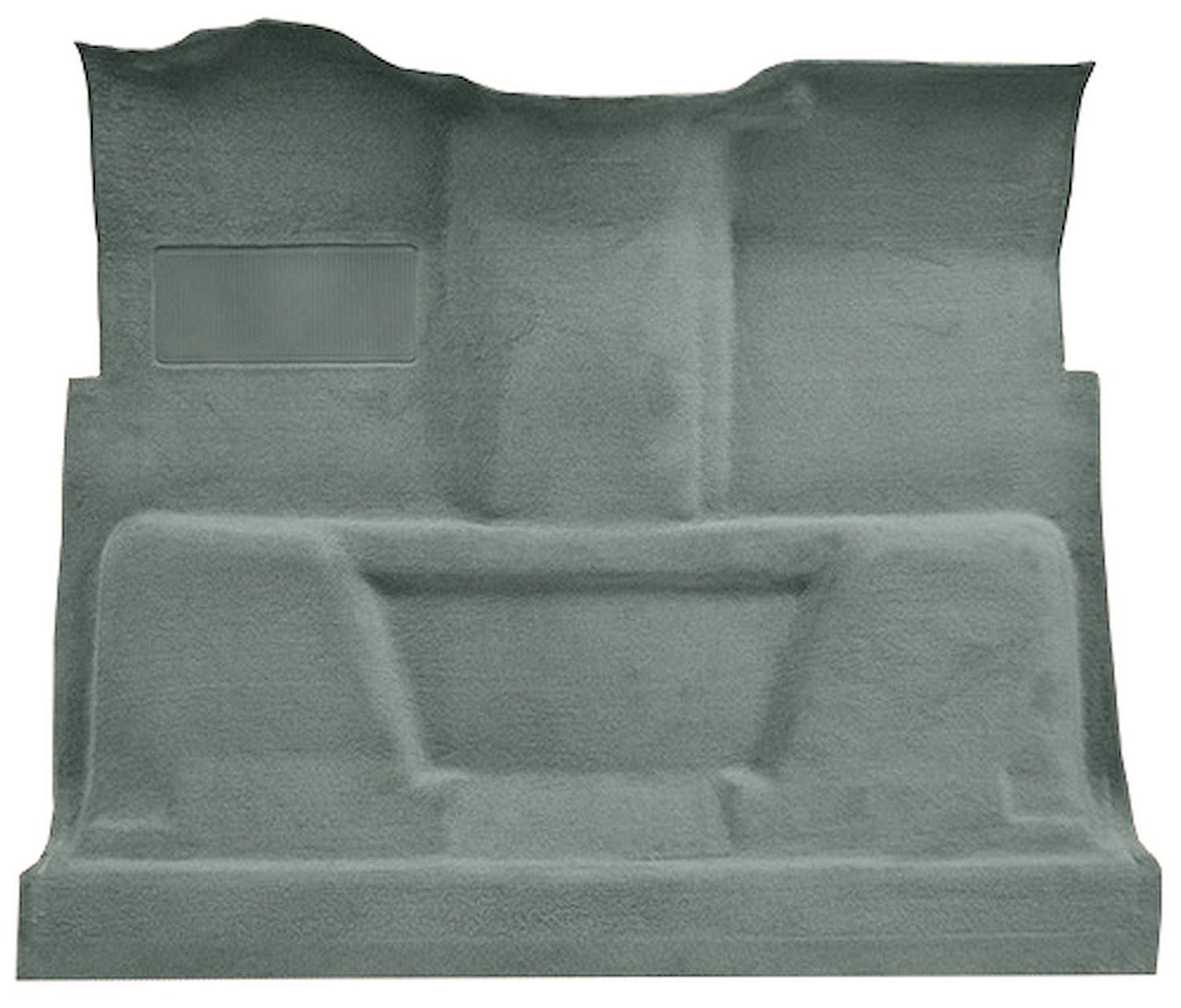 Molded Cut Pile Carpet for 1975-1980 GM C Series Regular Cab Trucks w/TH350 or 3-Speed Manual [Mass Backing, Dove Gray]