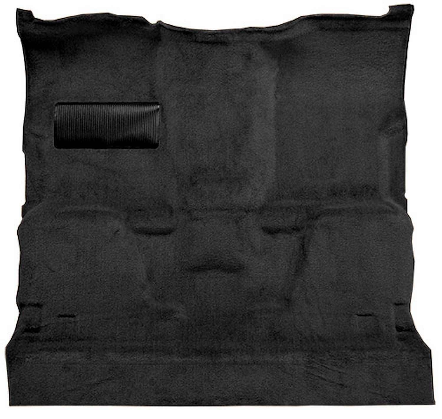 Molded Cut Pile Carpet for 1981-1986 GM C Series Regular Cab Trucks w/Automatic or 3-Speed [Mass Backing Black]