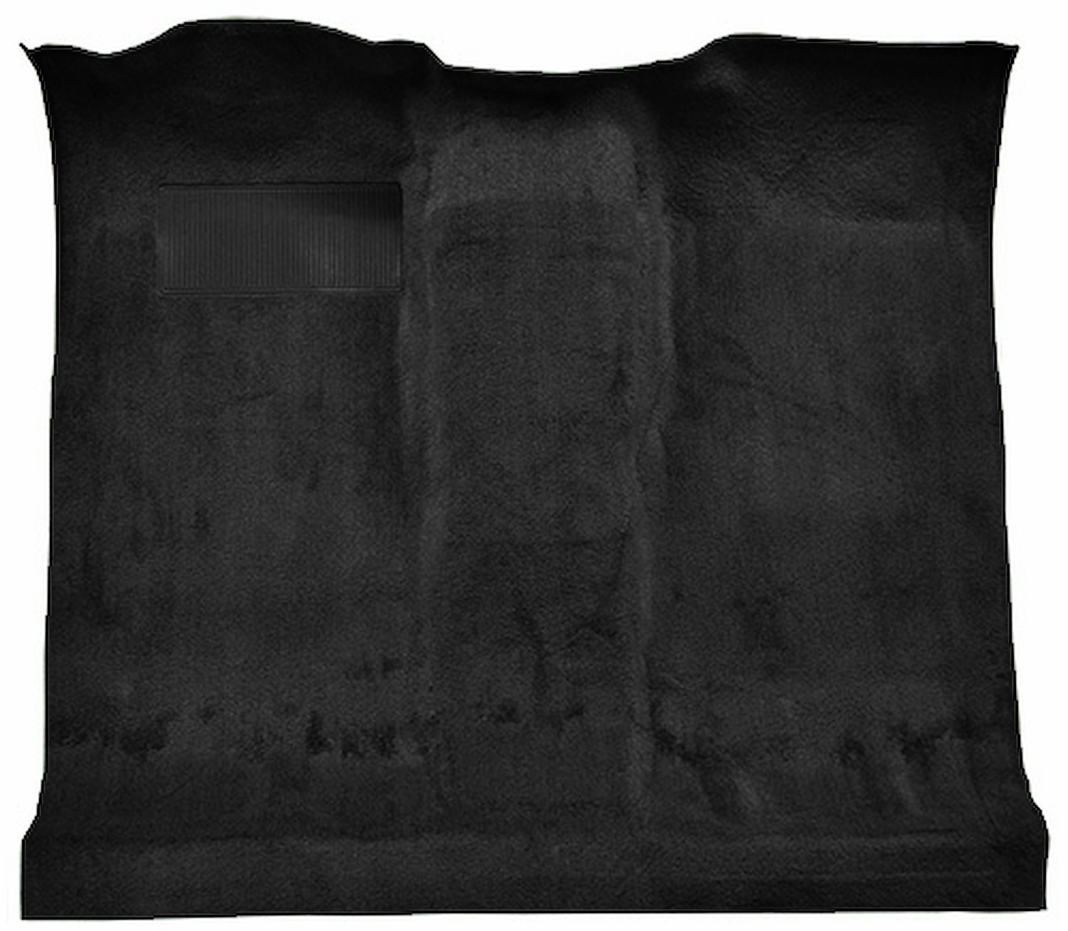 Molded Cut Pile Passenger Area Carpet for 1974-1977 Chevy Blazer, GMC Jimmy [OE-Style Jute Backing, 1-Piece, Black]