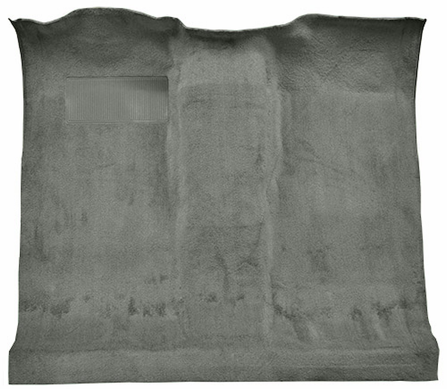 Molded Cut Pile Passenger Area Carpet for 1974-1977 Chevy Blazer, GMC Jimmy [Mass Backing, 1-Piece, Silver]