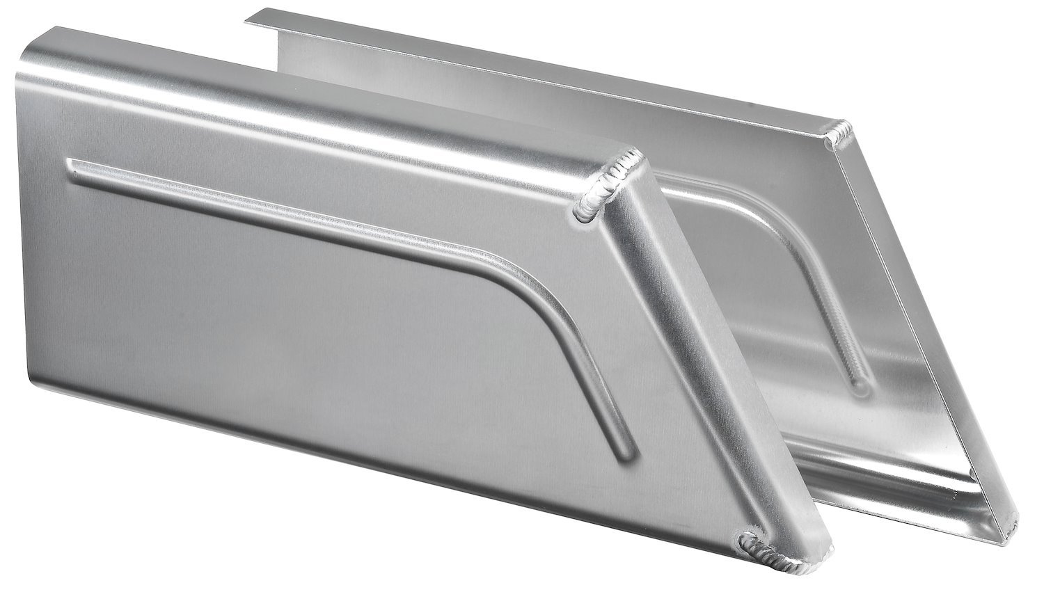 Aluminum Dash End Panels [Overall Dimensions: 10.325 in. Long x 4.620 in. High]