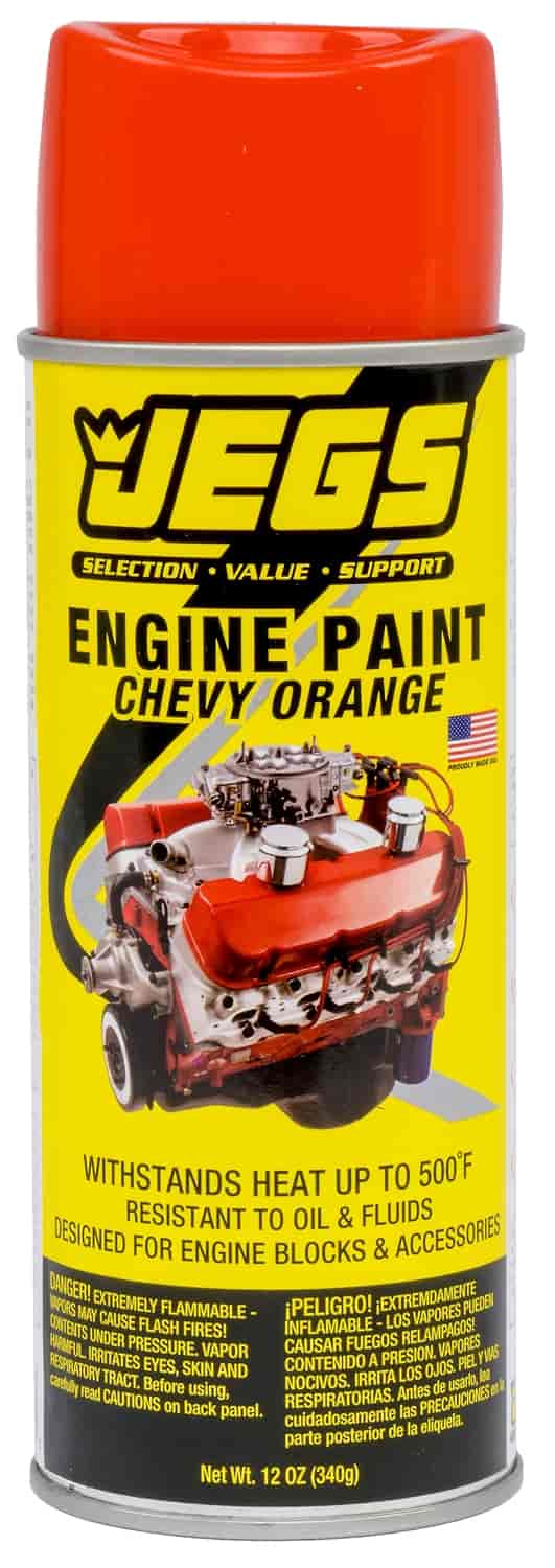 Chevy Orange Engine Paint