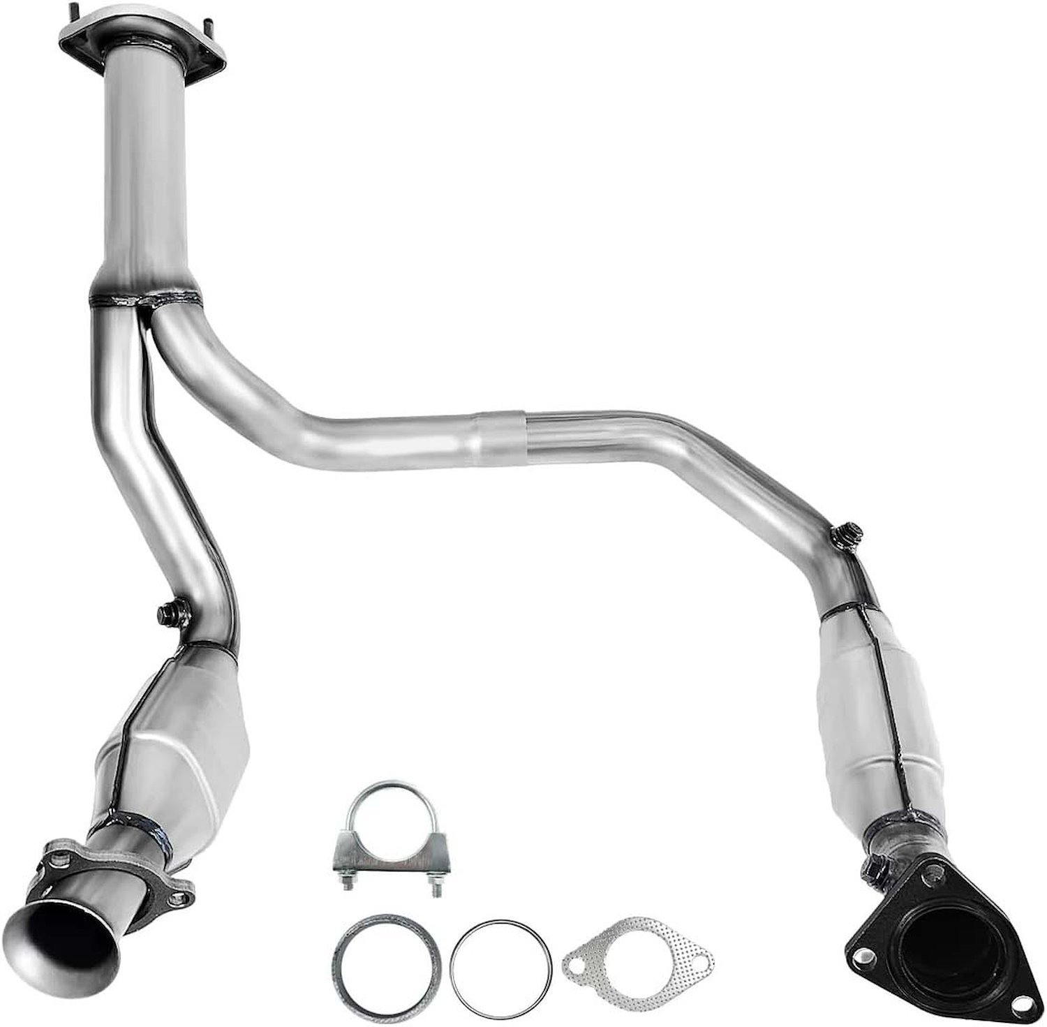 Catalytic Converter Fits 2009 Cadillac Escalade, Select 2007-2010 Chevy & GMC Truck & SUV Models w/4.8L, 5.3L & 6.0L V8 [Front]
