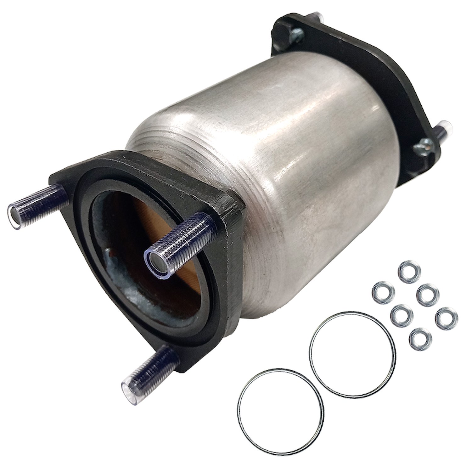 Catalytic Converter Fits 2004-2008 Chevrolet Aveo, 2006-2008 Chevrolet Aveo5, 1999-2002 Daewoo Lanos w/1.6L 4cyl. Eng. [Front]