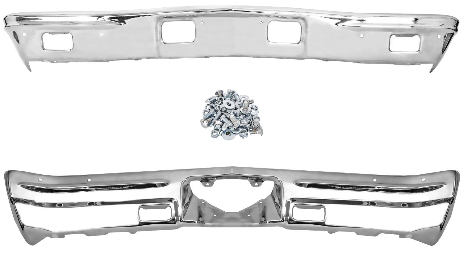 Bumper Kit with Mounting Hardware for 1968 Chevrolet Chevelle [Front & Rear]