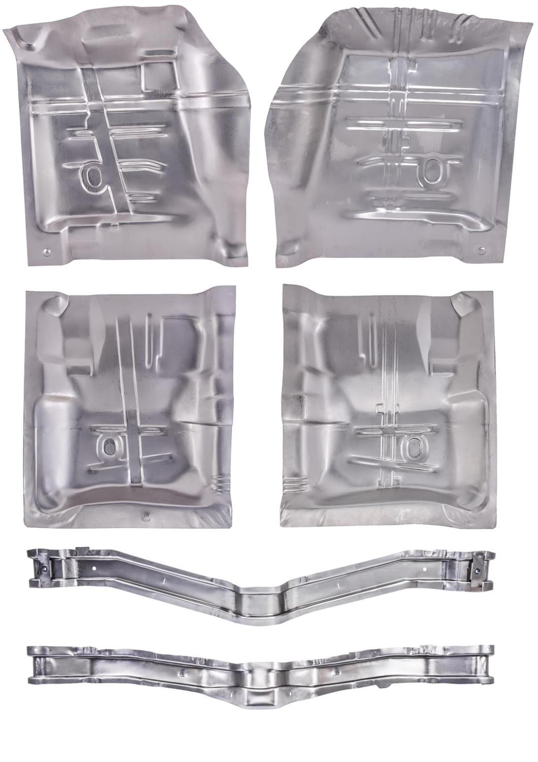 6-Piece Floor Pan Kit for Select 1964-1972 GM A-Body Models