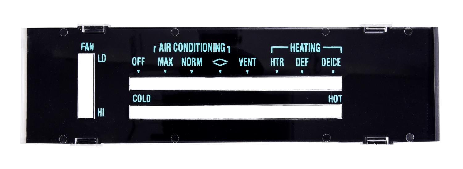 Heater/AC Control Face Plate for 1970 Chevy Chevelle, El Camino, Monte Carlo With A/C