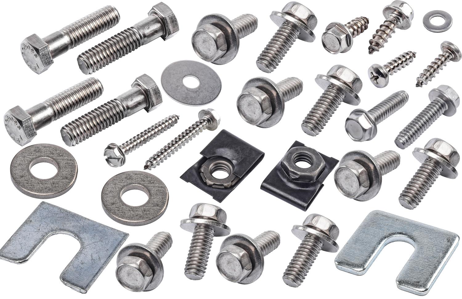 Front End Fastener Kit 1981-1987 GM Truck/SUV [Polished Stainless Steel]