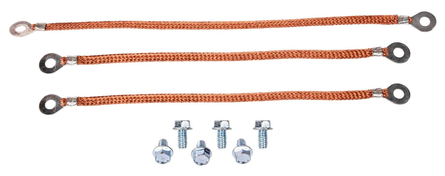 Braided Ground Strap Set for 1966 Chevy Chevelle & El Camino