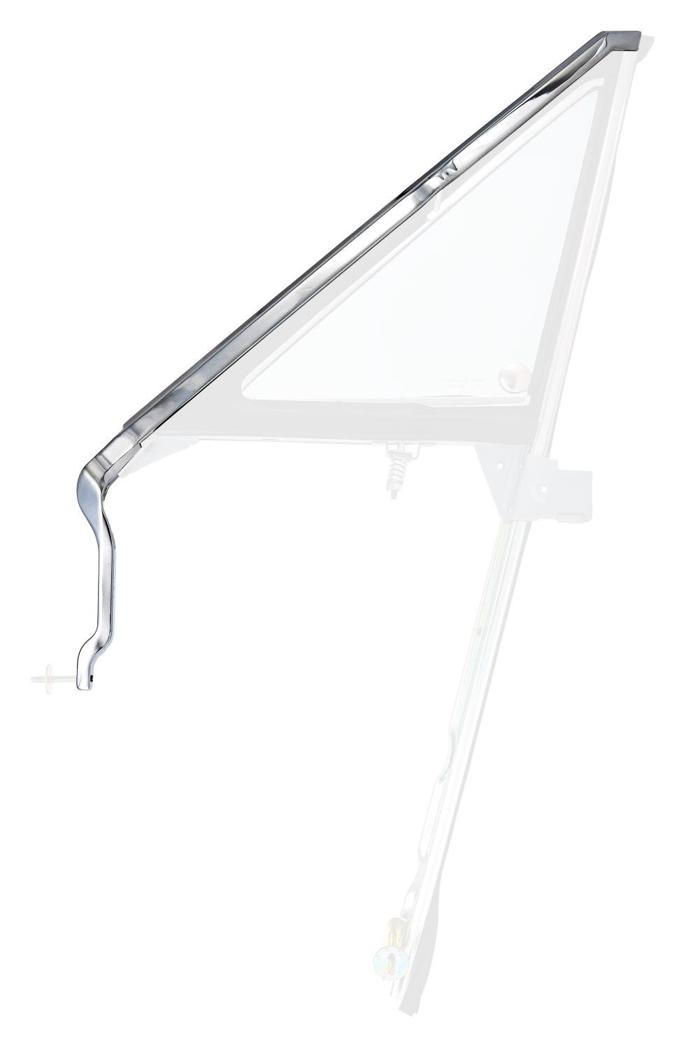 Replacement Vent Glass Frame for Select 1966-1967 GM A-Body Models [Left/Driver Side]