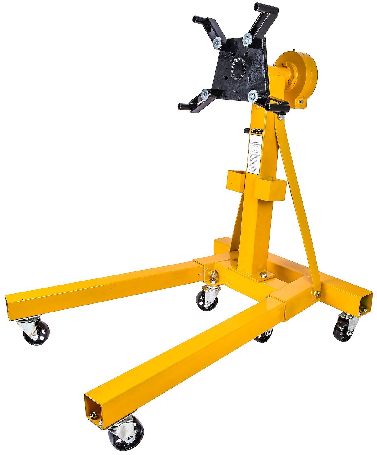2000 LBS Engine Stand Folding Motor Hoist Dolly Mover Auto Repair Jack Rotating 