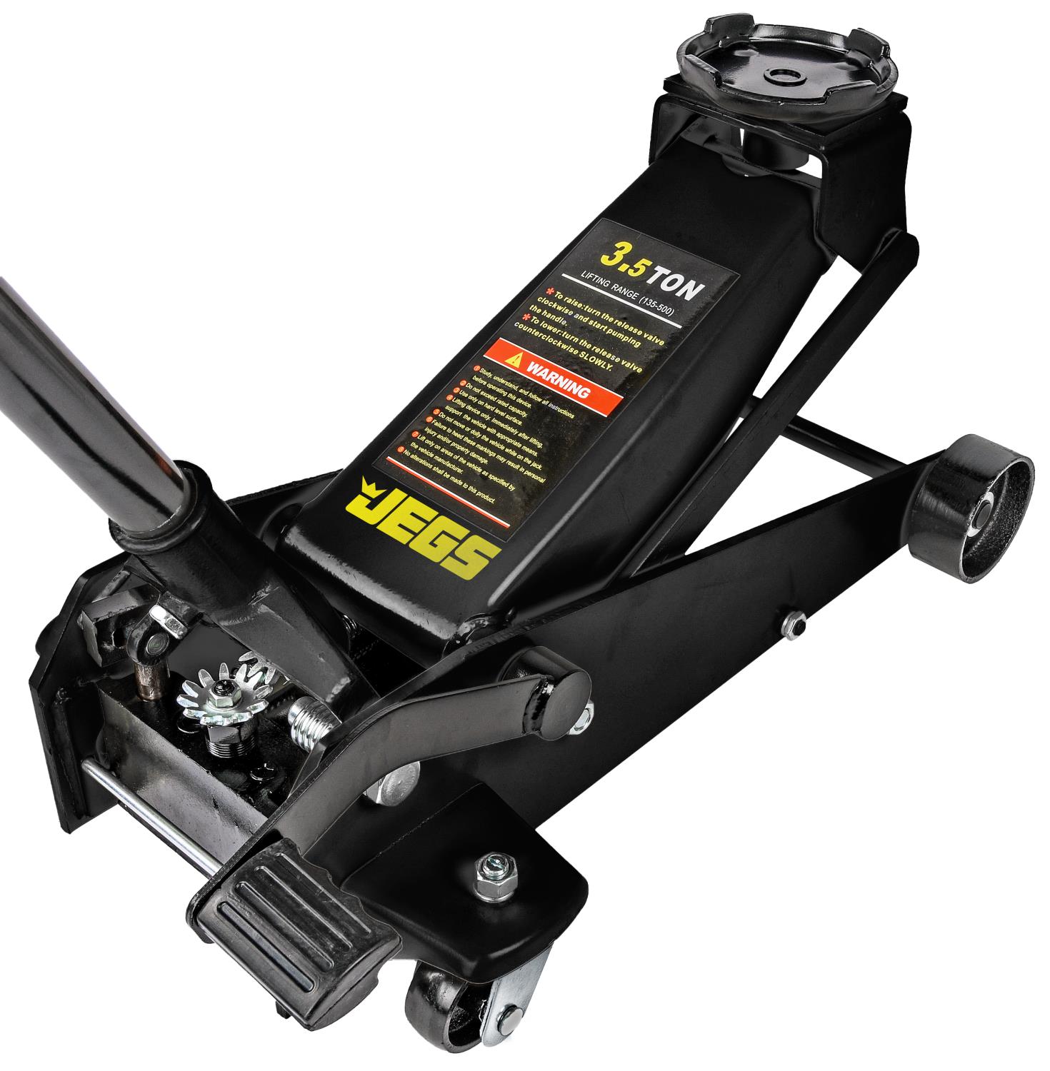 Floor Jack with Quick Lift Pedal [3 1/2 Ton Capacity]