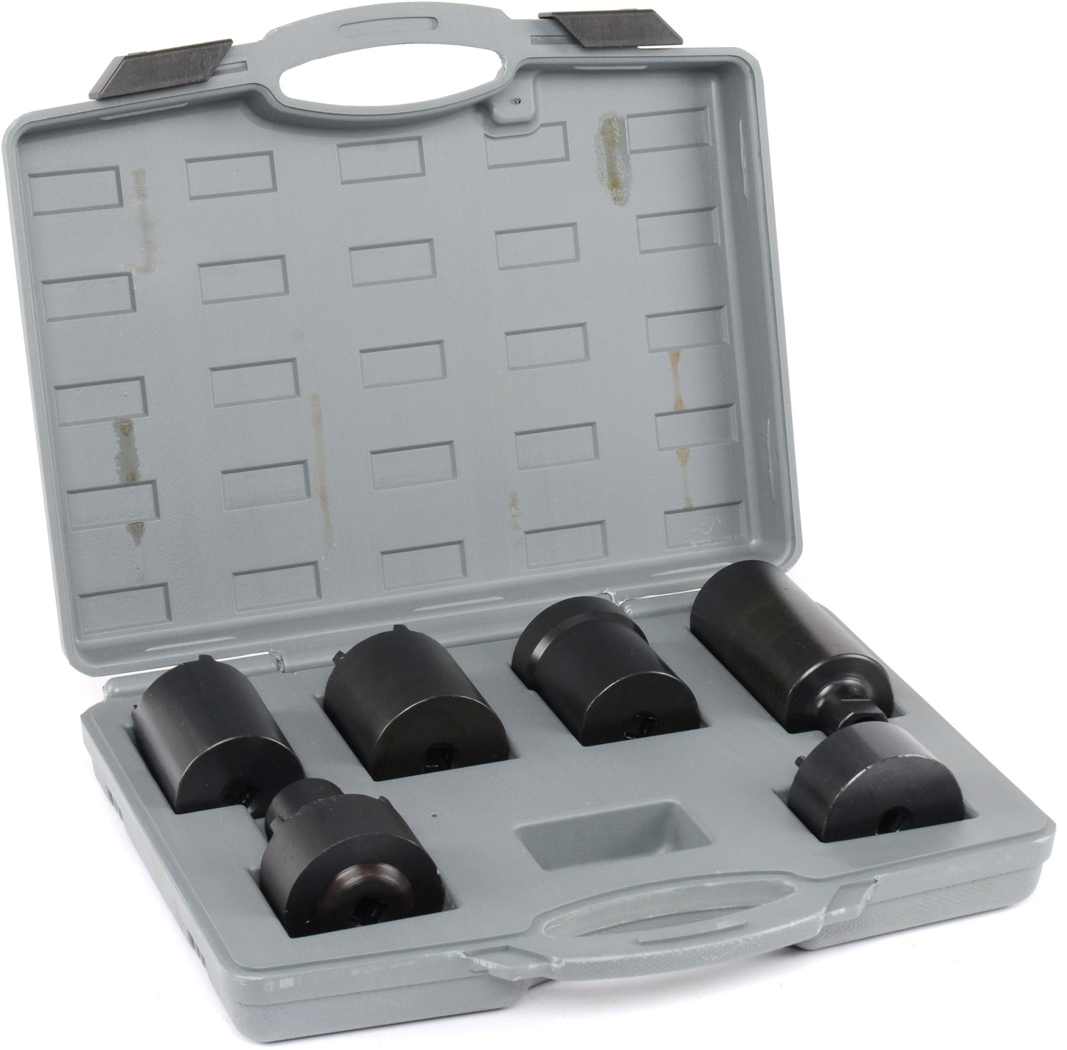 6-Piece Four Wheel Drive Spindle Nut Socket Set for Most SUVs & Light Trucks [1/2 in. Drive]