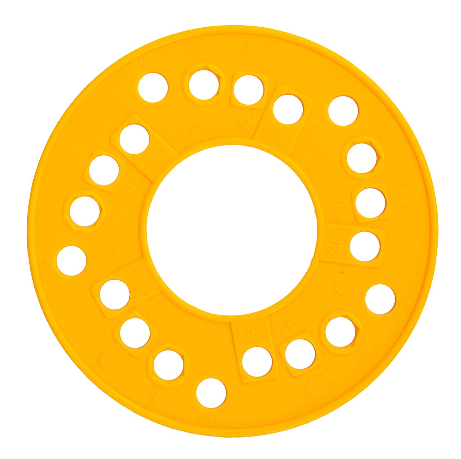 Wheel/Stud Bolt Circle Template [SAE 5-Lug]