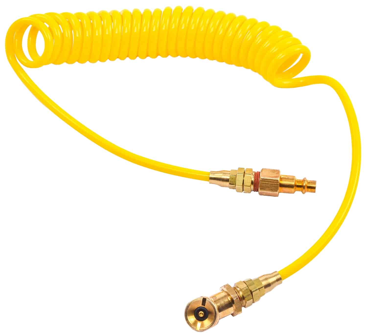 Coiled Air Hose With Tire Chuck