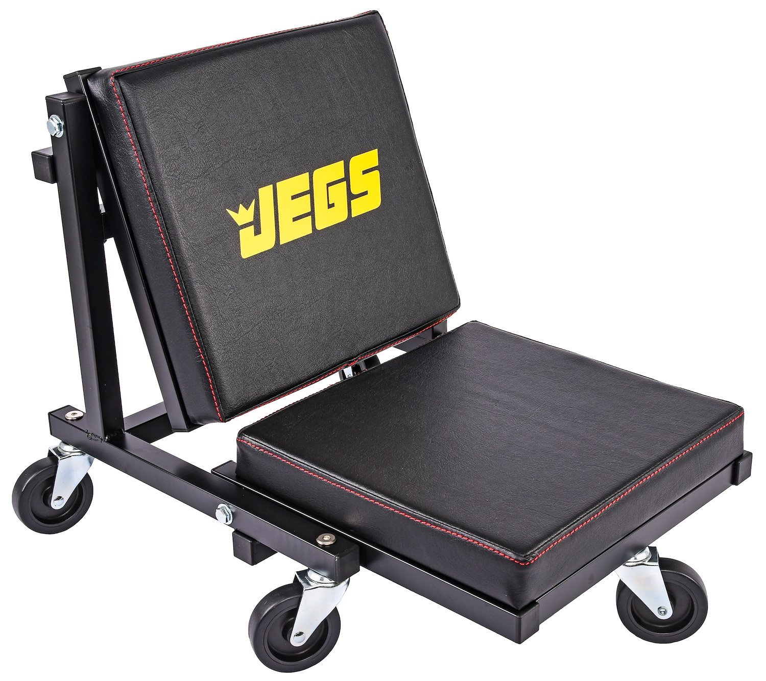 JEGS Heavy-Duty Shop Stool with Wheels