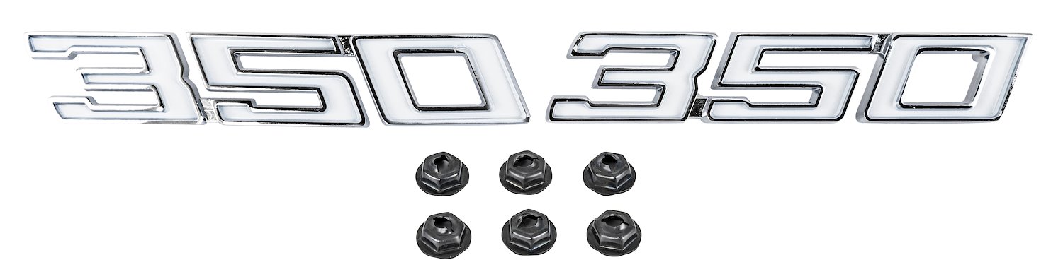Front Fender Emblems, Show Quality (1967 Impala