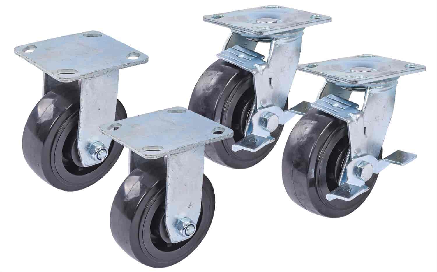 Replacement Casters for JEGS 5-Drawer Tool Box Cart 555-81411 [Set of 4]