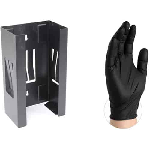 Magnetic Glove Dispenser and Large Nitrile Gloves