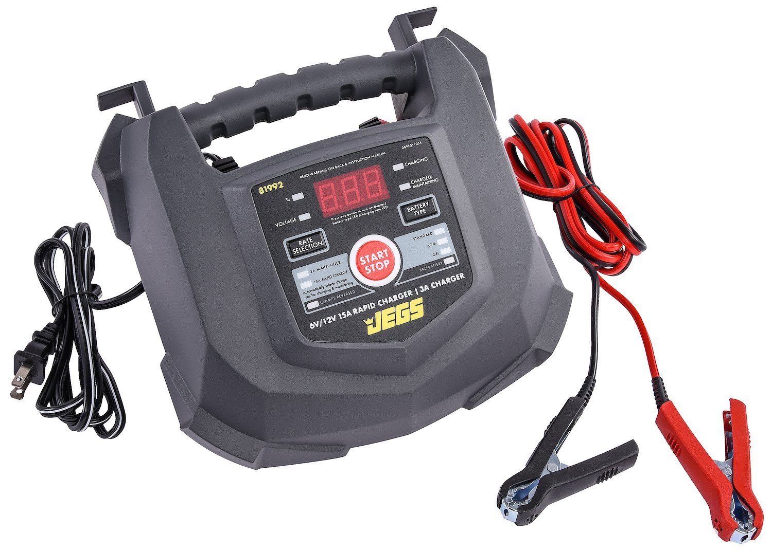 Rapid Battery Charger [15 Amp, 6 or 12 Volt]