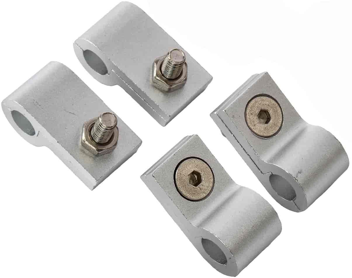 Line Clamps, 3/8 in. [4 pack, Natural Aluminum]