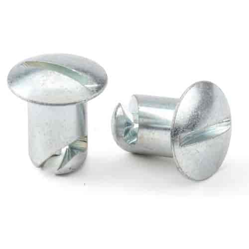 Quarter-Turn Fastener Buttons 3/8 in. Slotted Oval-Head