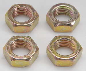 Zinc Plated Steel Jam Nuts 3/8"-24 RH