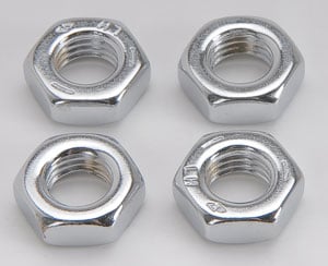 Chrome Plated Steel Jam Nuts 5/16"-24 LH