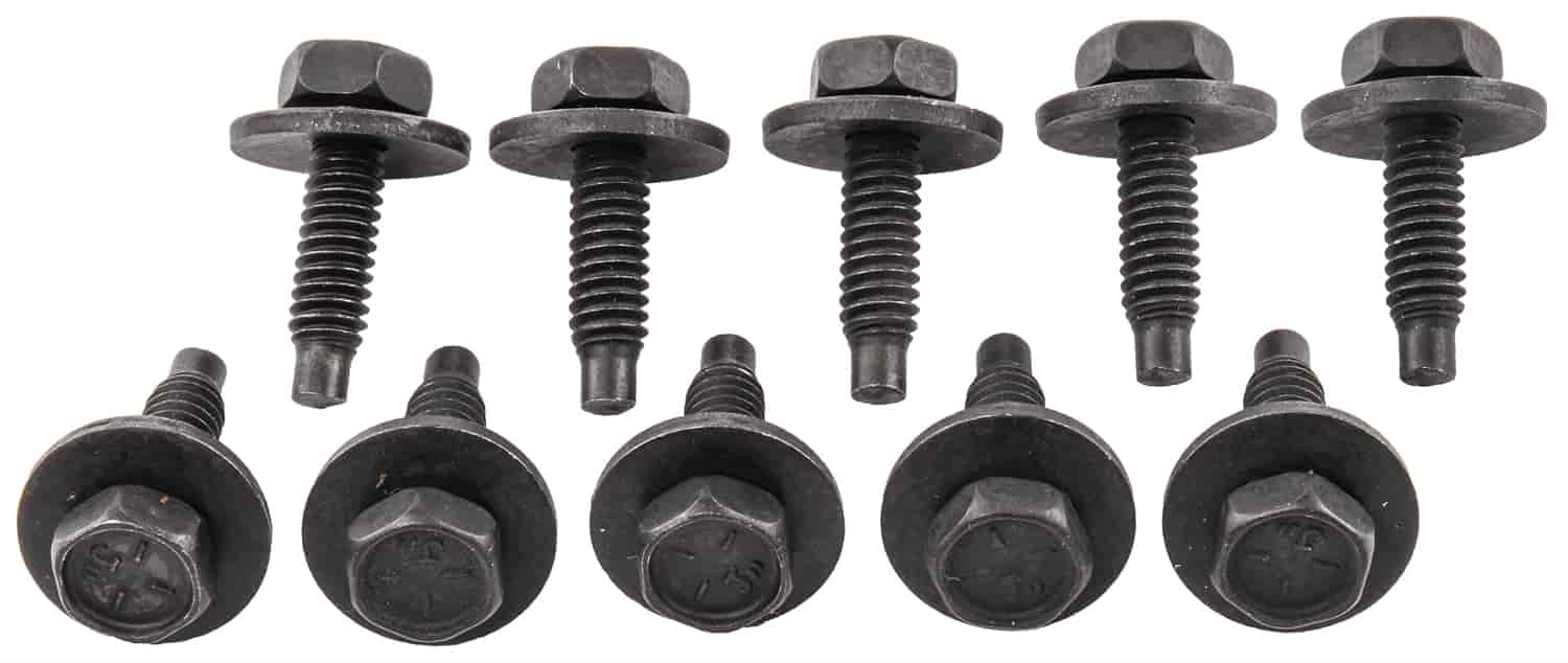 SAE Dog Point Body Bolts 1/4 in.-20 x 15/16 in. [Black]