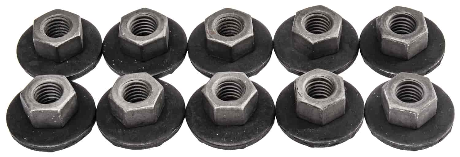 Metric Hex Flange Nuts 24 mm Loose Washer