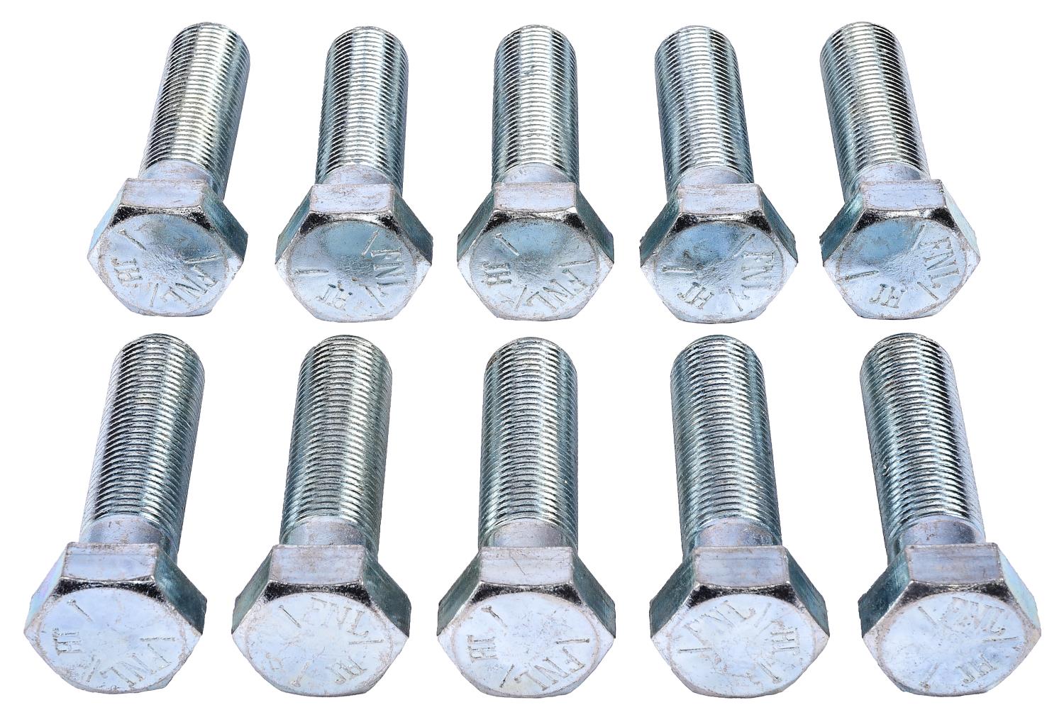 Hex Head Bolts, 5/8 in.-18 x 2 1/2 in. UHL, Carbon Steel, Grade 5 [Set of 10]