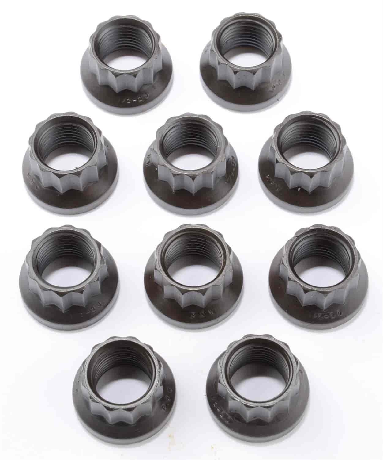 12-Point Flange Nuts 1/2"-20