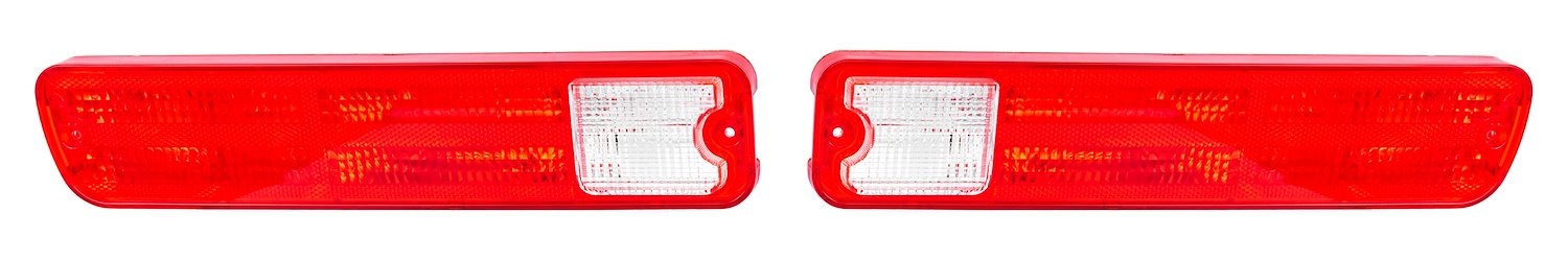 Clear Chrome Corner Parking Signal Lights For 1982-87 El Camino Malibu