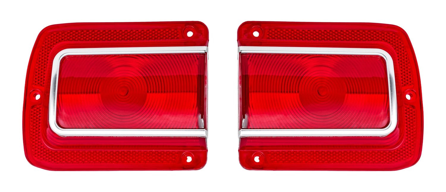 Tail Light Lenses for 1965 Chevy Chevelle [With Trim]