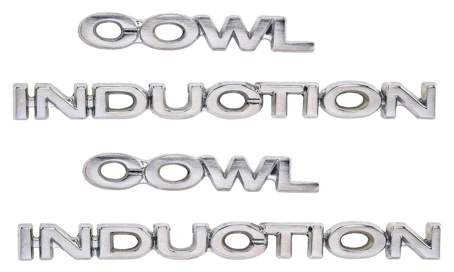Cowl Induction Hood Emblems for 1970-1972 Chevrolet Chevelle,