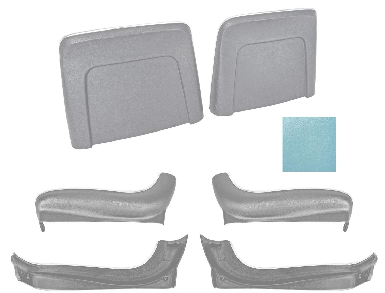 Seat Backs & Sides Kit Fits Select 1966 GM Models [Aqua]