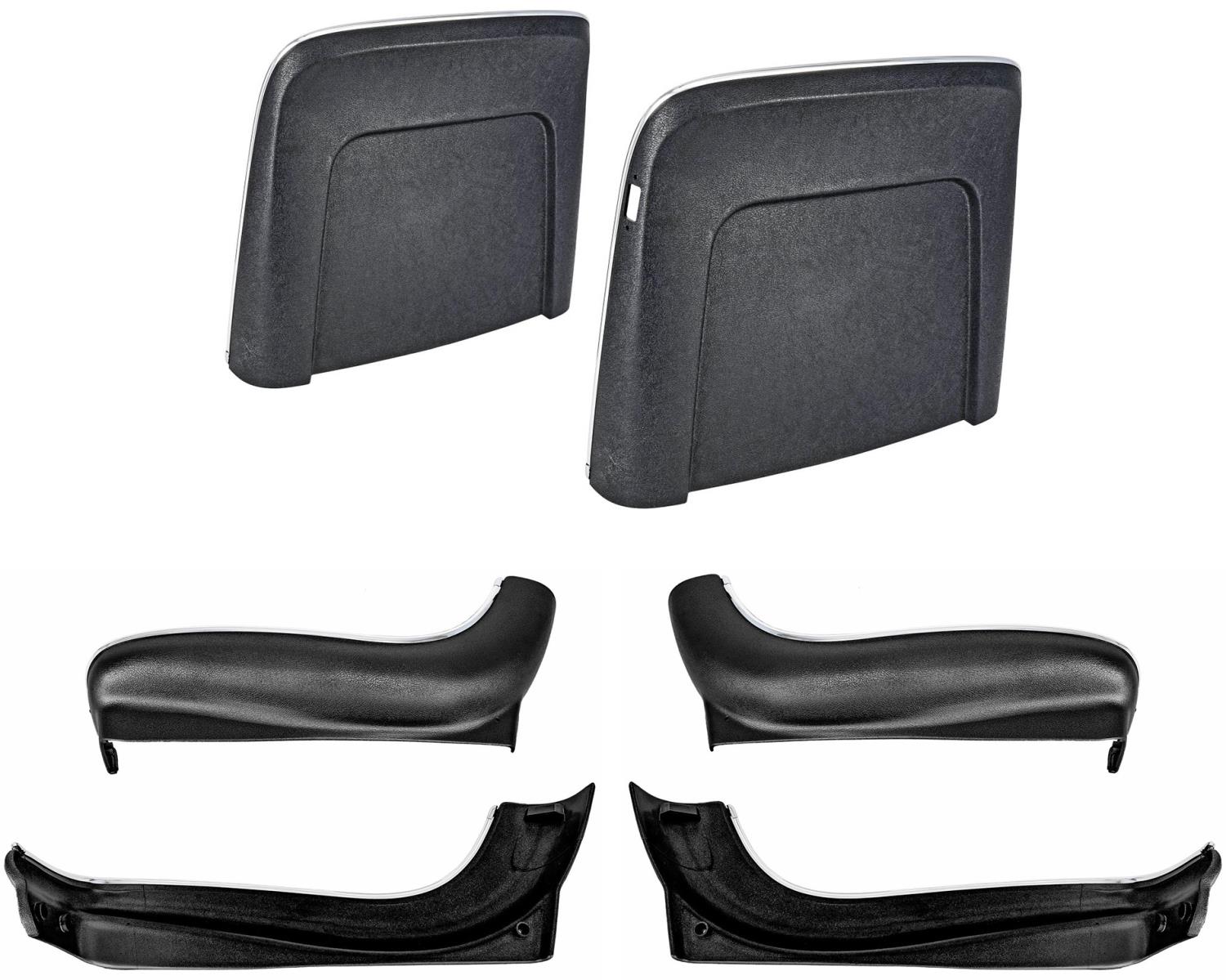 Seat Backs & Sides Kit Fits Select 1967 GM Models [Black]
